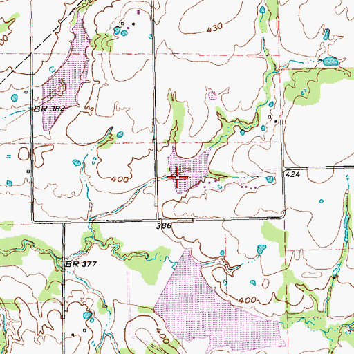 Topographic Map of Soil Conservation Service Site 139 Reservoir, TX
