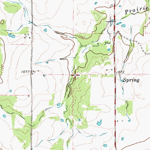 Topographic Map of Soil Conservation Service Site 2 Dam, TX