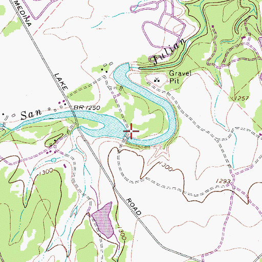 Topographic Map of Alkek Lake Number 2, TX