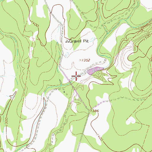 Topographic Map of Berry Lake Dam, TX