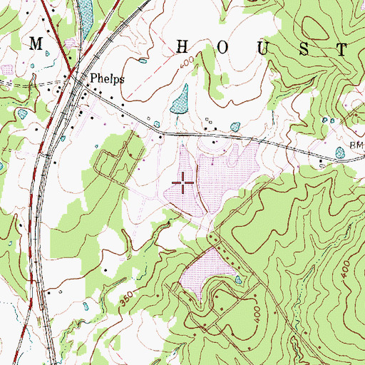 Topographic Map of Watson West Lake, TX