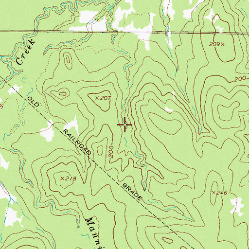 Topographic Map of Park Lake, TX