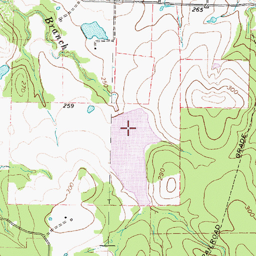 Topographic Map of Guerrant-Adams Company Lake Dam, TX
