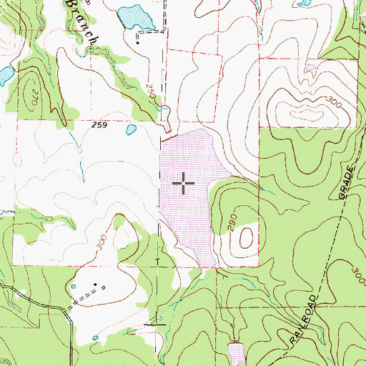 Topographic Map of Guerrant-Adams Company Lake, TX