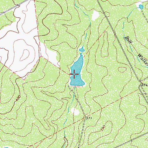 Topographic Map of Robert Wheeler Lake Number 2, TX