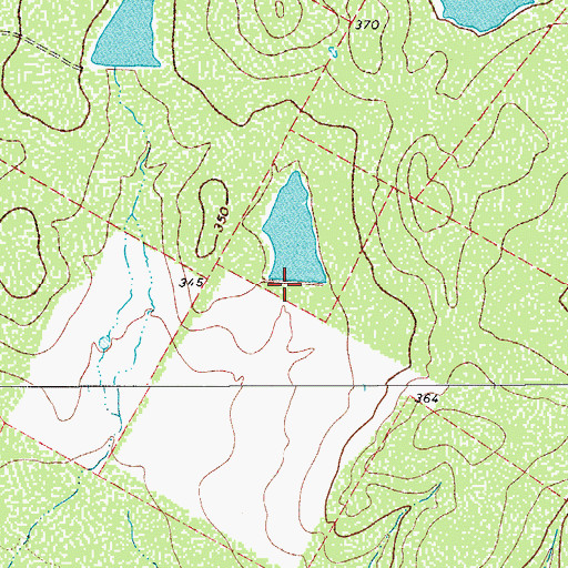 Topographic Map of Grace Graham Lake, TX