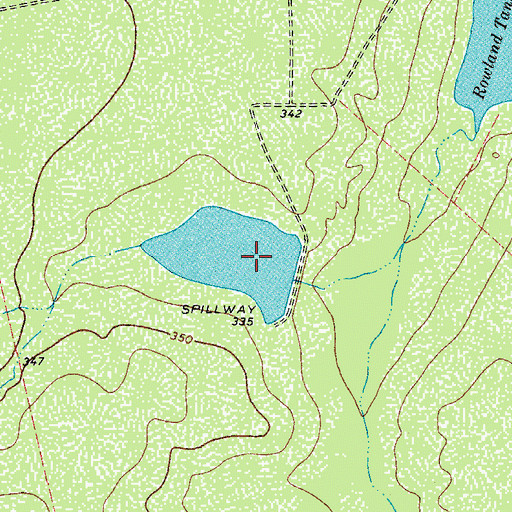Topographic Map of Jessie May Lake Number 2, TX