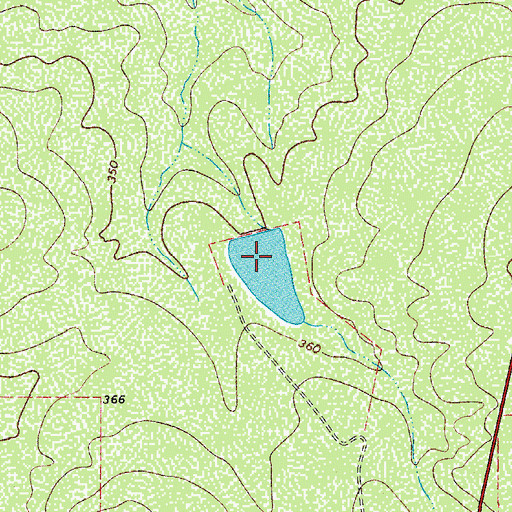 Topographic Map of Hasete Lake, TX