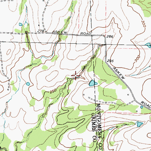 Topographic Map of Sneed Lake, TX