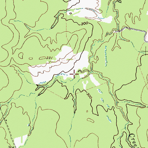 Topographic Map of Eichenour Lake Dam, TX