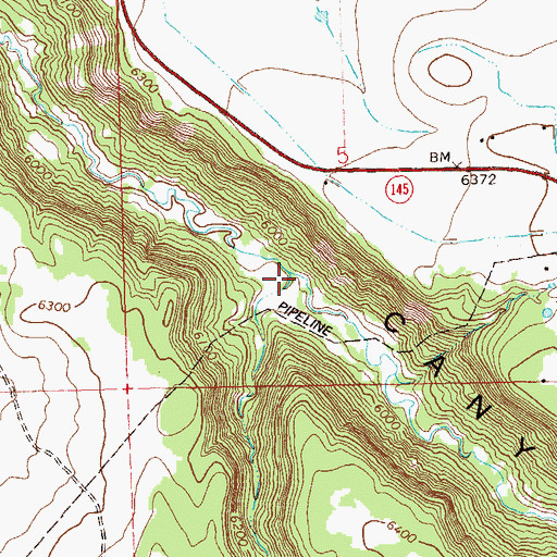 Topographic Map of Quinn Draw, CO