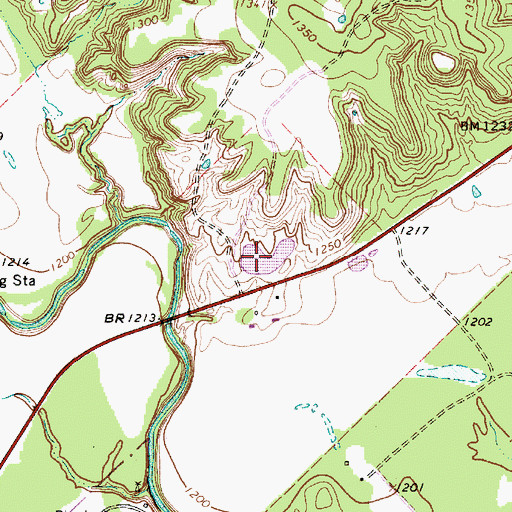 Topographic Map of Taylor Lake, TX