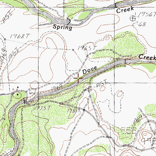 Topographic Map of Fry Reservoir, TX