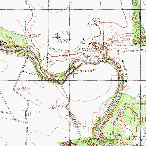 Topographic Map of Jeschke Lake, TX