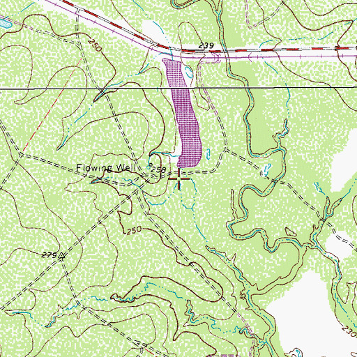 Topographic Map of 74 Ranch Dam Number 3, TX