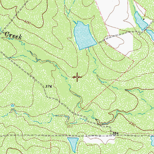 Topographic Map of Ernst Lake, TX