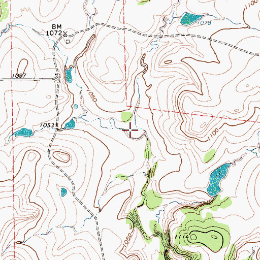 Topographic Map of Craft Lake, TX