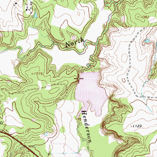 Topographic Map of Soil Conservation Service Site 16 Dam, TX