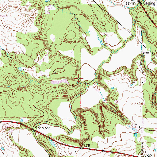 Topographic Map of Soil Conservation Service Site 30 Dam, TX