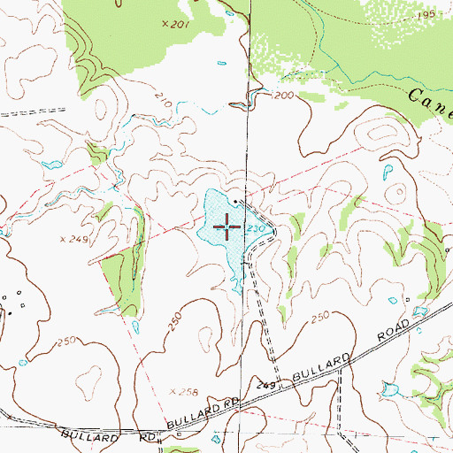 Topographic Map of Stewart Lake, TX
