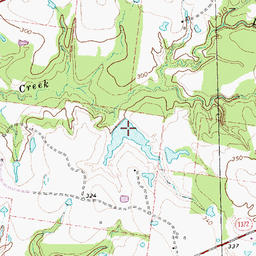Topographic Map of Stillwagon Lake, TX