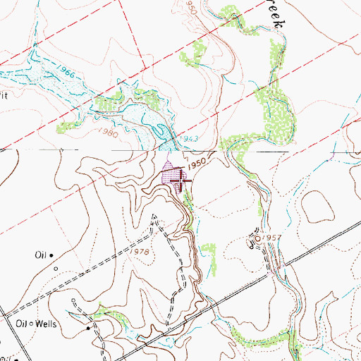 Topographic Map of Soil Conservation Service Site 18 Dam, TX