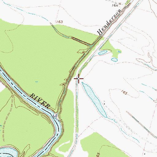 Topographic Map of Coon Dam 1, TX