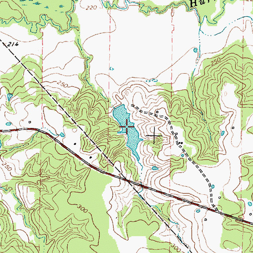 Topographic Map of Wirt Lake, TX