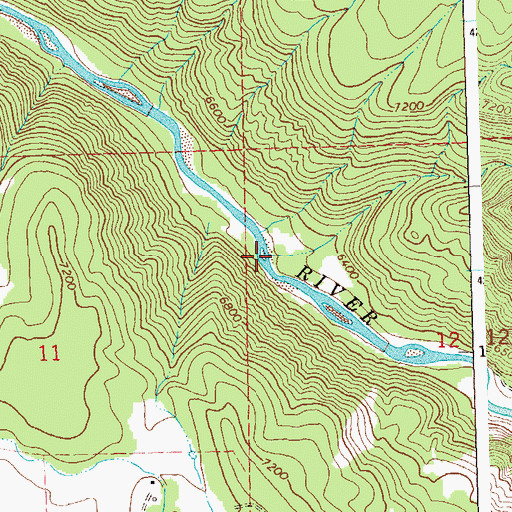 Topographic Map of Logging Camp Draw, CO
