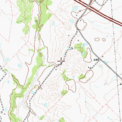 Topographic Map of North Haven Construction Company Lake, TX