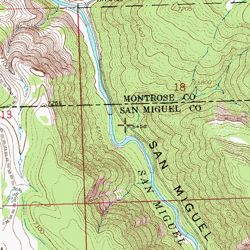 Topographic Map of Craig Draw, CO
