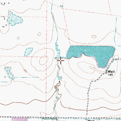 Topographic Map of Smith Lake Number 3, TX