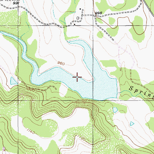 Topographic Map of Reed Lake 4, TX