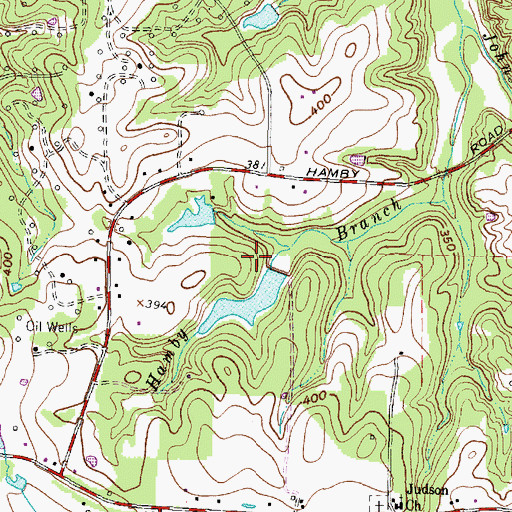 Topographic Map of Stone Lake, TX