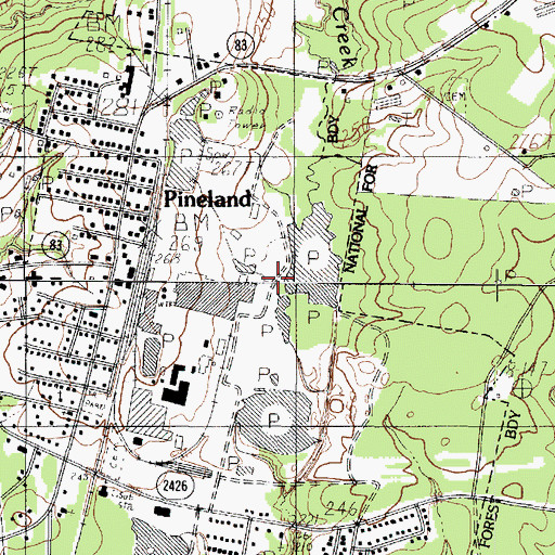Topographic Map of Temple-Eastex Dam B-2, TX