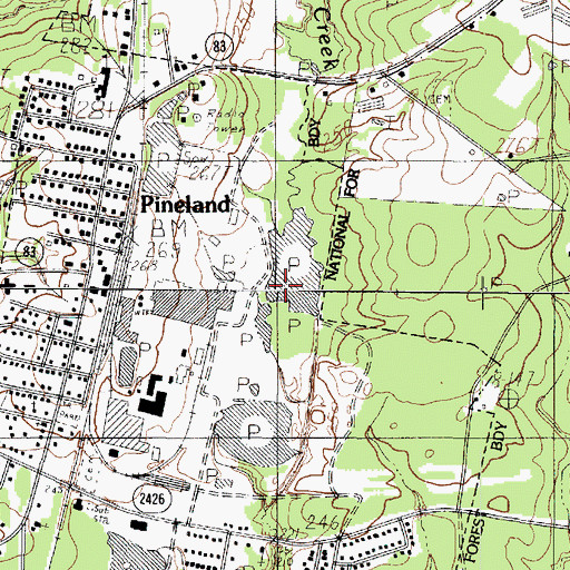 Topographic Map of Temple-Eastex Lake B-2, TX