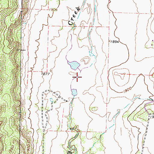 Topographic Map of Edward Rawling Upper Tank, TX
