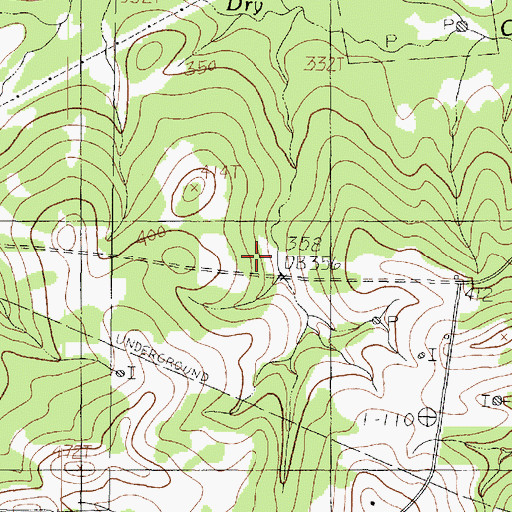 Topographic Map of Swiley Lake Dam, TX