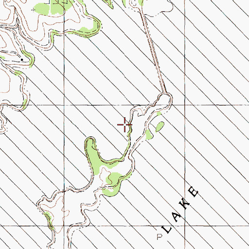Topographic Map of Martin Lake, TX