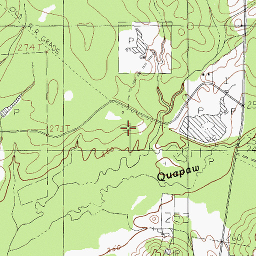 Topographic Map of C Ranch Lake Dam, TX