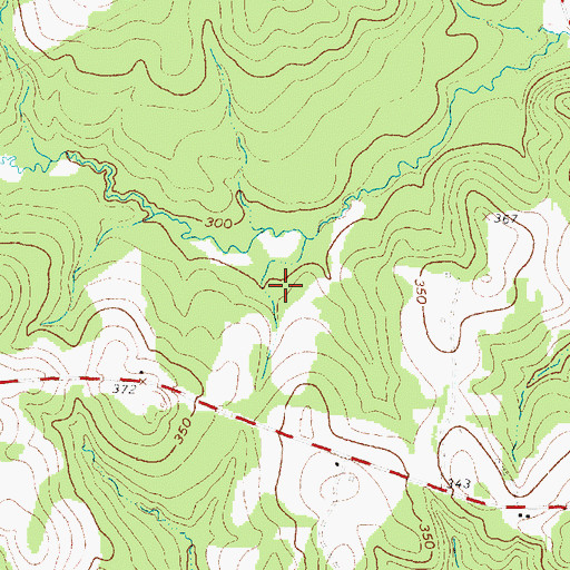 Topographic Map of Satterwhite Ranch Lake Dam, TX