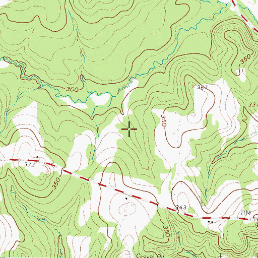Topographic Map of Satterwhite Ranch Lake, TX