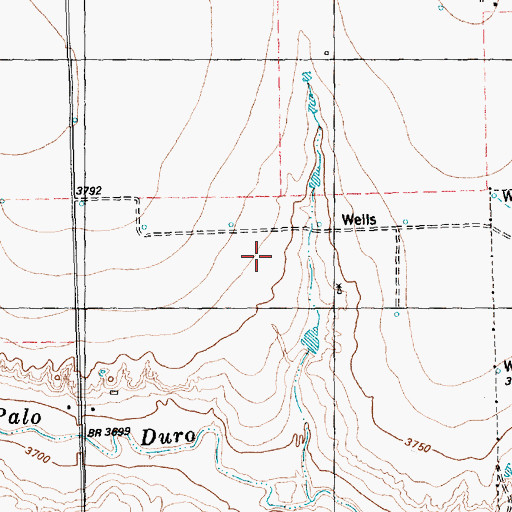 Topographic Map of Roy Gwyn Ranch Lake, TX