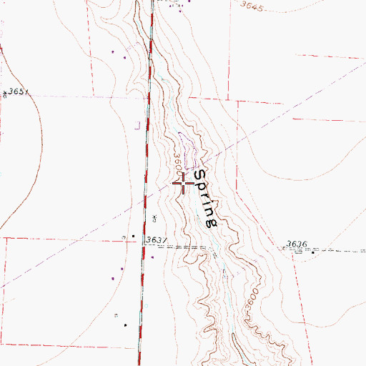 Topographic Map of Frog Dam, TX
