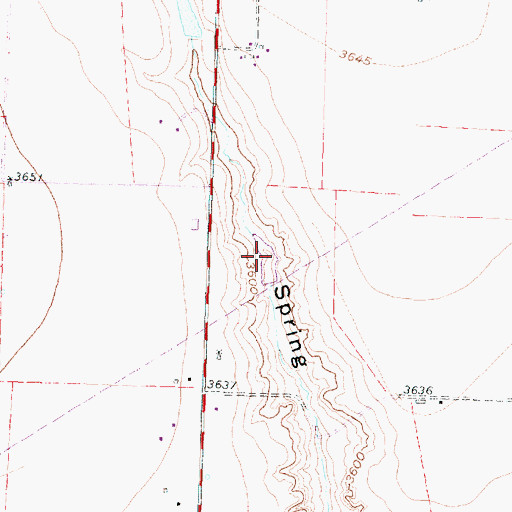 Topographic Map of Frog Lake, TX