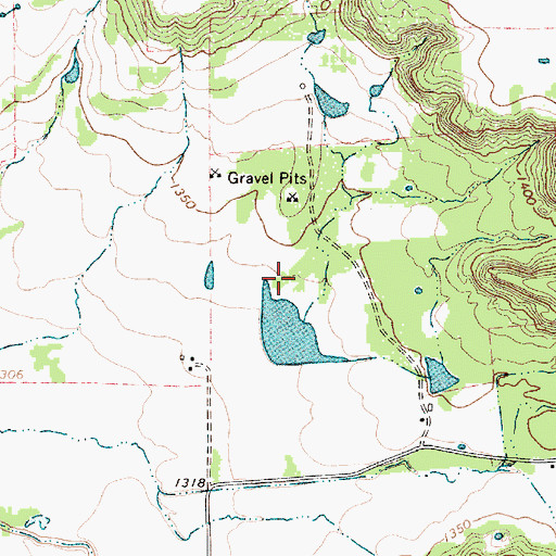 Topographic Map of J M Frambo Lake Dam, TX