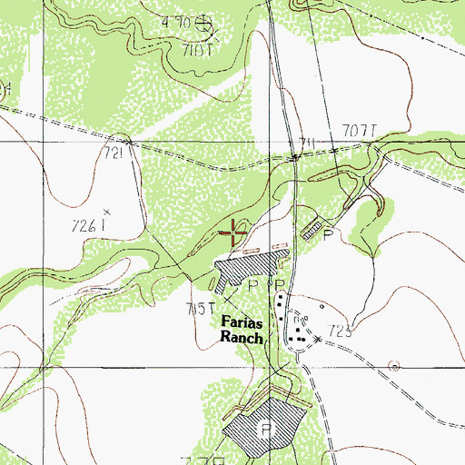 Topographic Map of Halsell Lake Number 3, TX