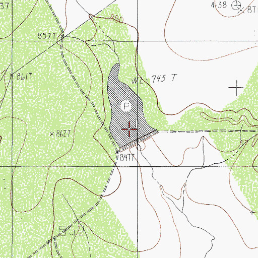Topographic Map of Winship Lake Number 3 Dam, TX