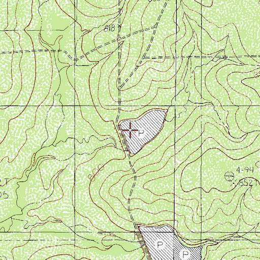 Topographic Map of Halsell Lake Number 2, TX