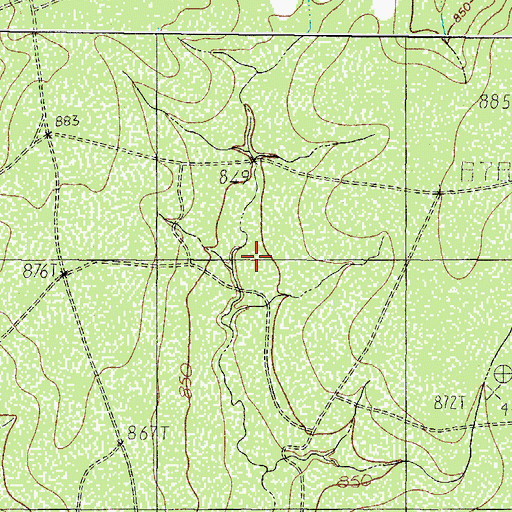 Topographic Map of Winn Lake Number 3 Dam, TX